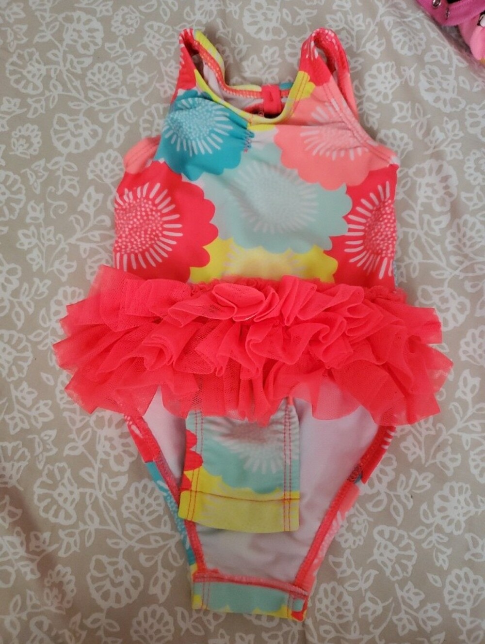 Swimsuit The Cat & Jack 6/9Months Ruffle Girls